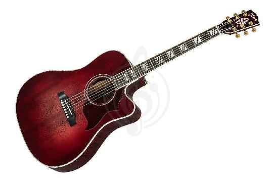 Электроакустическая гитара Электроакустические гитары Gibson GIBSON 2019 Hummingbird Chroma Black Cherry - Электроакустическая гитара 2019 Hummingbird Chroma Black Cherry - фото 1