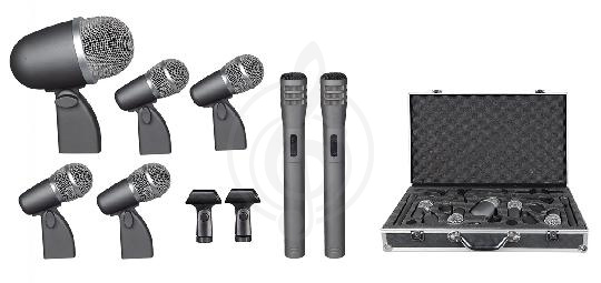 Изображение GLORIK GM-7P Набор инструментальных динамических микрофонов