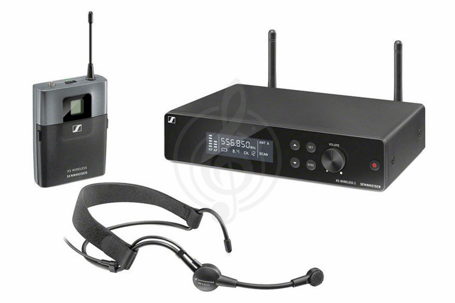Радиосистема с головным микрофоном Радиосистемы с головным микрофоном Sennheiser SENNHEISER XSW 2-ME3-A Головная радиосистема UHF XSW 2-ME3-A - фото 1