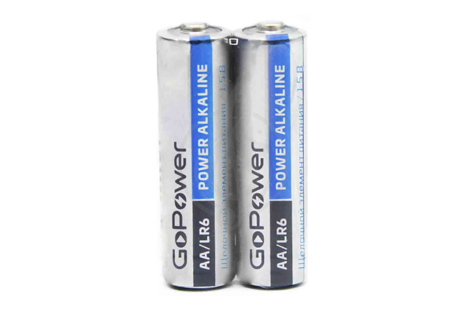 ЗУ и аккумуляторы GoPower 00-00015599 Super Power Alkaline Shrink - Элемент питания AA/LR6 щелочной 1.5В, 2шт, GoPower 00-00015599 в магазине DominantaMusic - фото 1