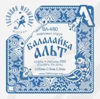 Струны для балалайки Струны для балалайки Господин Музыкант Господин музыкант BA-4/80 Балалайка АЛЬТ Комплект из 3-х струн для балалайки-альт BA-4/80 - фото 2