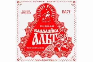 Изображение Струны для балалайки Господин Музыкант BA7F