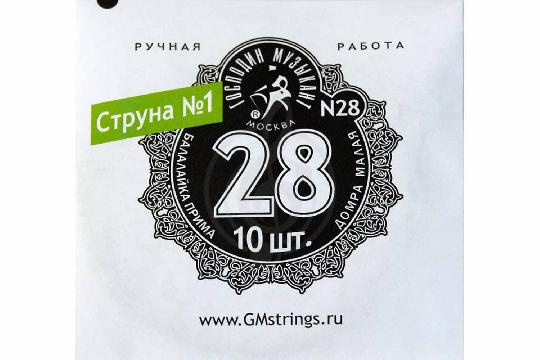 Изображение Струны для балалайки Господин Музыкант 