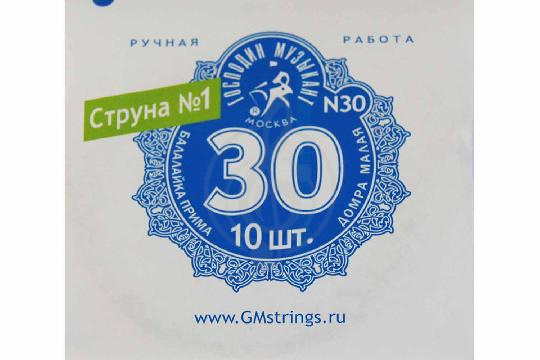 Изображение Струны для балалайки Господин Музыкант N30