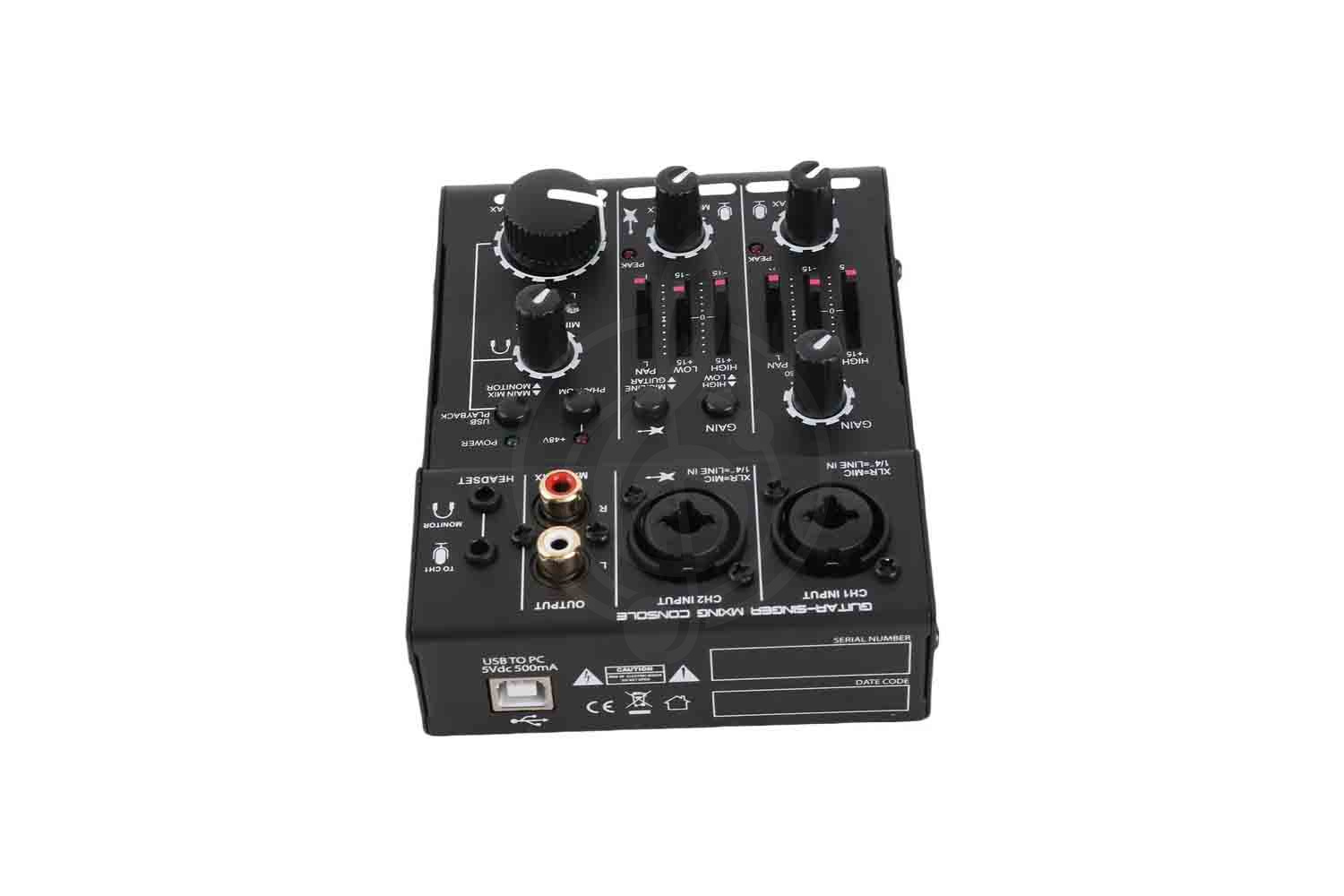 Активный микшер Grand Vox YUEC-2 - Мини-микшер, GrandVox YUEC-2 в магазине DominantaMusic - фото 11