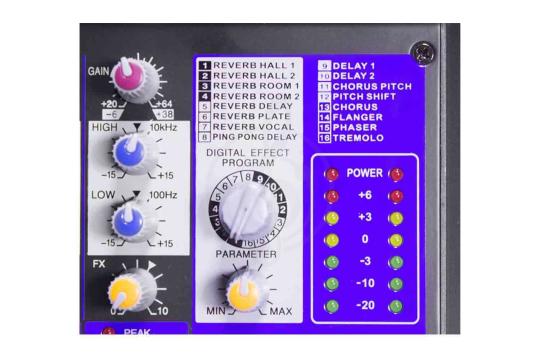 Аналоговый микшер GrandVox MC-04X USB Микшерный пульт аналоговый, GrandVox MC-04X в магазине Доминанта мьюзик - фото 4
