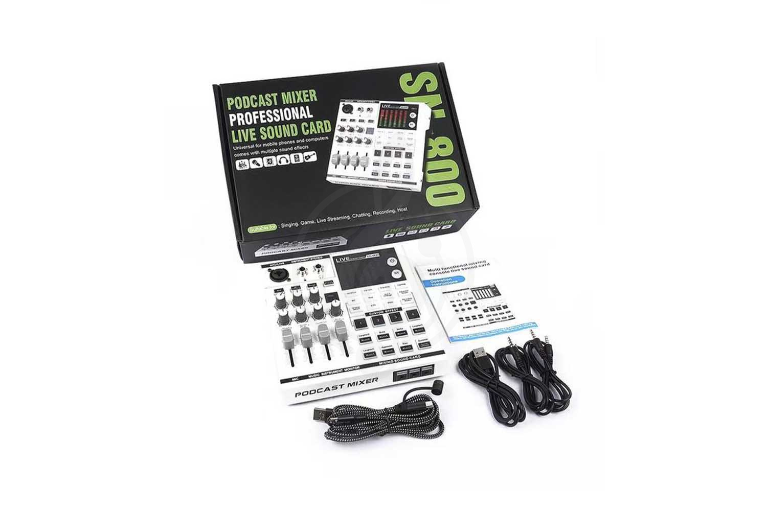 Звуковая карта GrandVox SN800 - Микшер для стрима,  SN800 в магазине DominantaMusic - фото 4