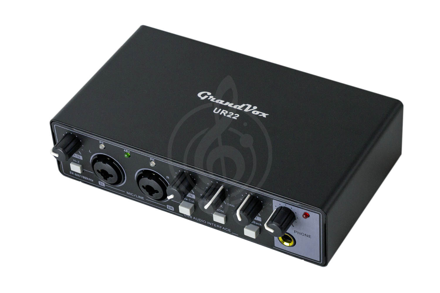 Звуковая карта GrandVox UR22 - Аудиоинтерфейс USB, GrandVox UR22 в магазине DominantaMusic - фото 1