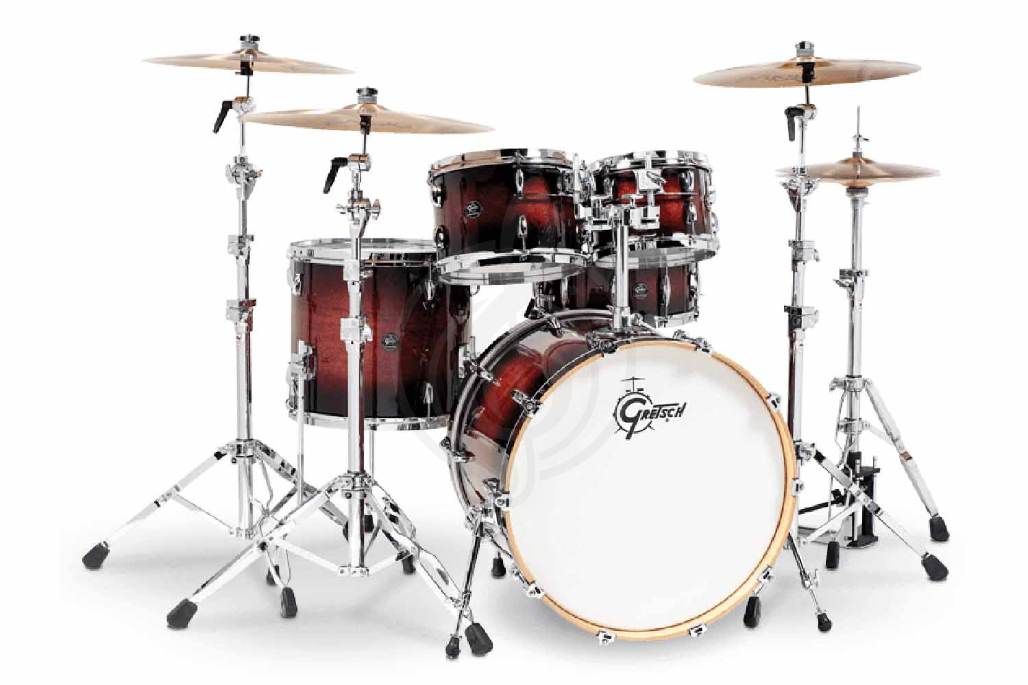 Ударная установка Gretsch RN2-E825-CB Renown - Барабанная установка, Gretsch RN2-E825-CB Renown в магазине Доминанта мьюзик - фото 1