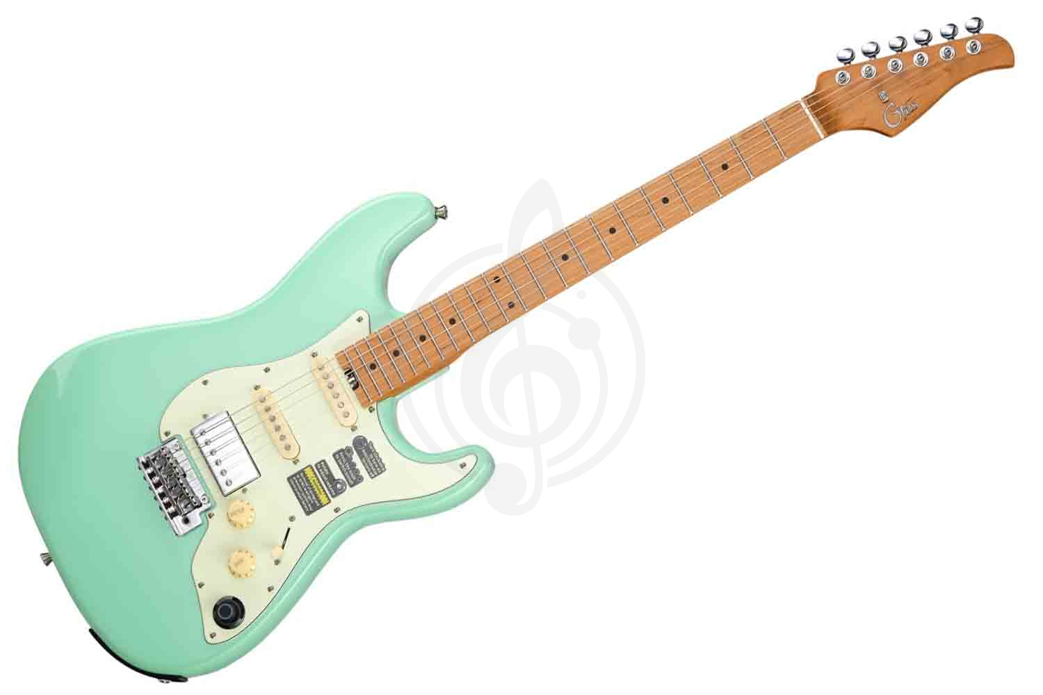 Электрогитара Stratocaster GTRS S801-Standard-800-GR - Электрогитара, зеленая, GTRS S801-Standard-800-GR в магазине DominantaMusic - фото 1