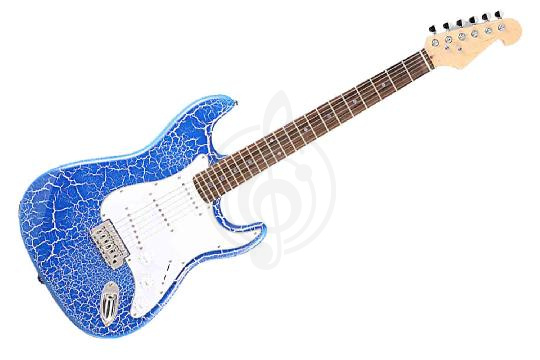 Изображение Электрогитара Stratocaster  Homage HEG310BL-CRACK