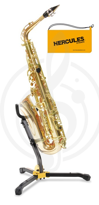 Стойка для саксофона Стойки для саксофона Hercules Hercules DS530BB Стойка для альт/тенор саксофона, напольная, с чехлом  DS530BB - фото 1