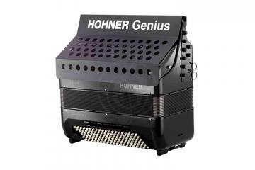 Кнопочный аккордеон Hohner A3689 GENIUS IV 120 BK B-S - Аккордеон кнопочный (баян),  A3689 GENIUS IV 120 BK B-S в магазине DominantaMusic - фото 2