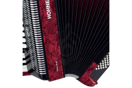 Аккордеон Аккордеоны Hohner Hohner A4043 (A16431) BRAVO III 80 Red Аккордеон A16432 - фото 4