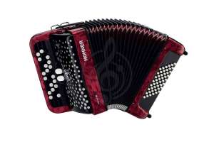 Изображение Кнопочный аккордеон Hohner A4253 NOVA II 48 RED