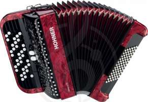 Изображение Кнопочный аккордеон Hohner A4263 NOVA II 72 RED