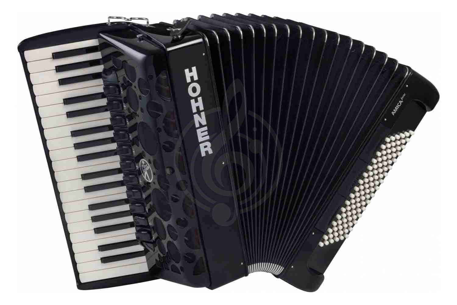 Аккордеон 7/8 Аккордеоны 7/8 Hohner HOHNER Amica Forte IV 96 black - Аккордеон 7/8 A38221 - фото 1