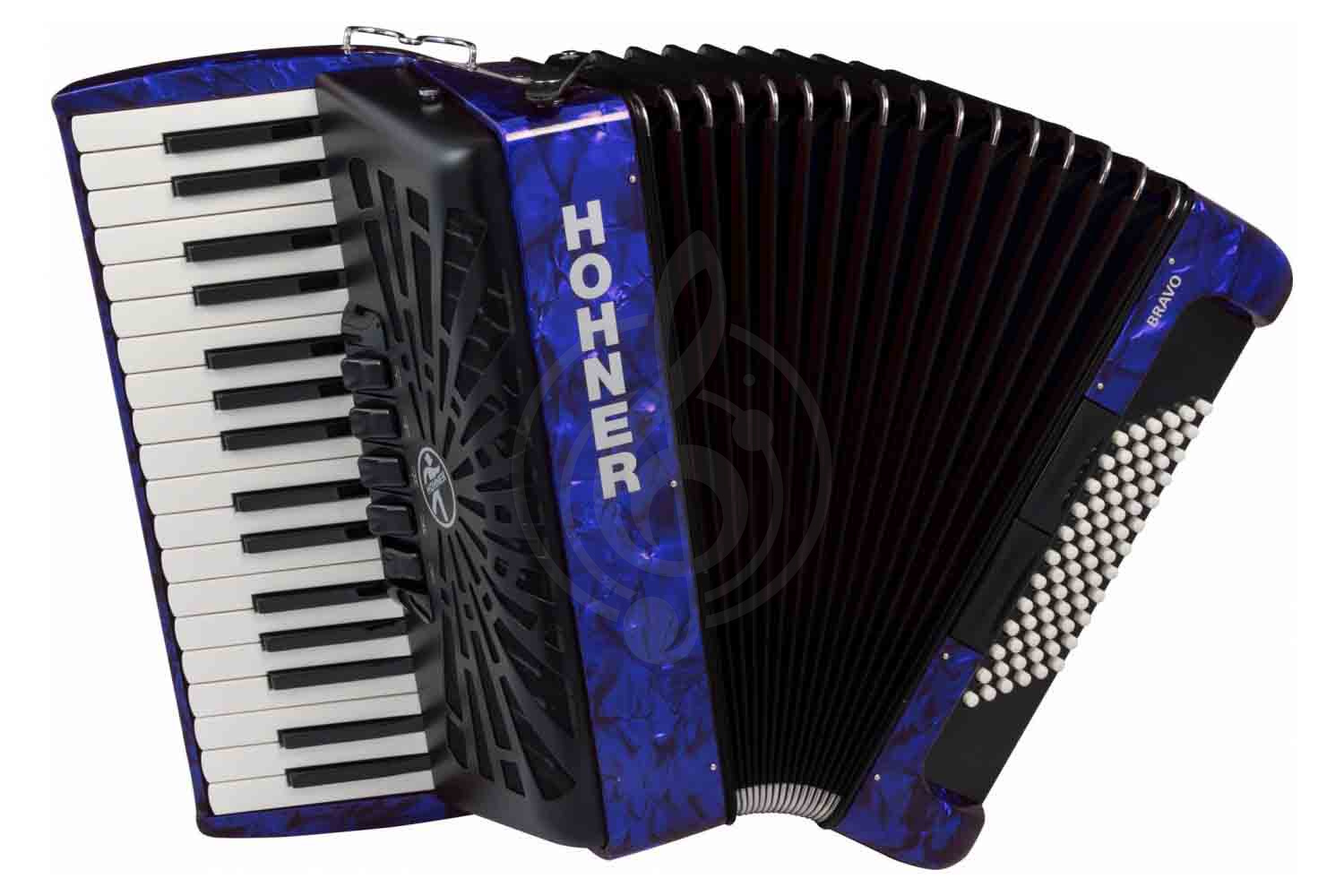 Аккордеон 3/4 Аккордеоны 3/4 Hohner HOHNER Bravo III 72 dark blue - Аккордеон 3/4 A16642 - фото 1