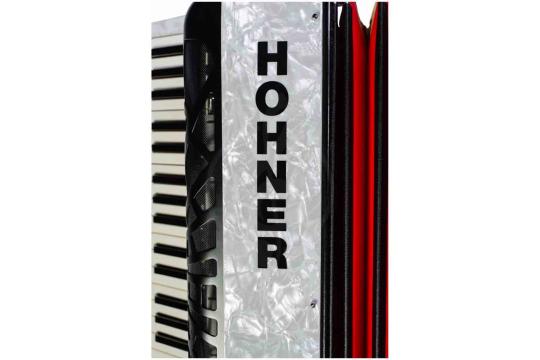 Аккордеон 7/8 Аккордеоны Hohner HOHNER Bravo III 96 white - Аккордеон 7/8 A16712 - фото 6