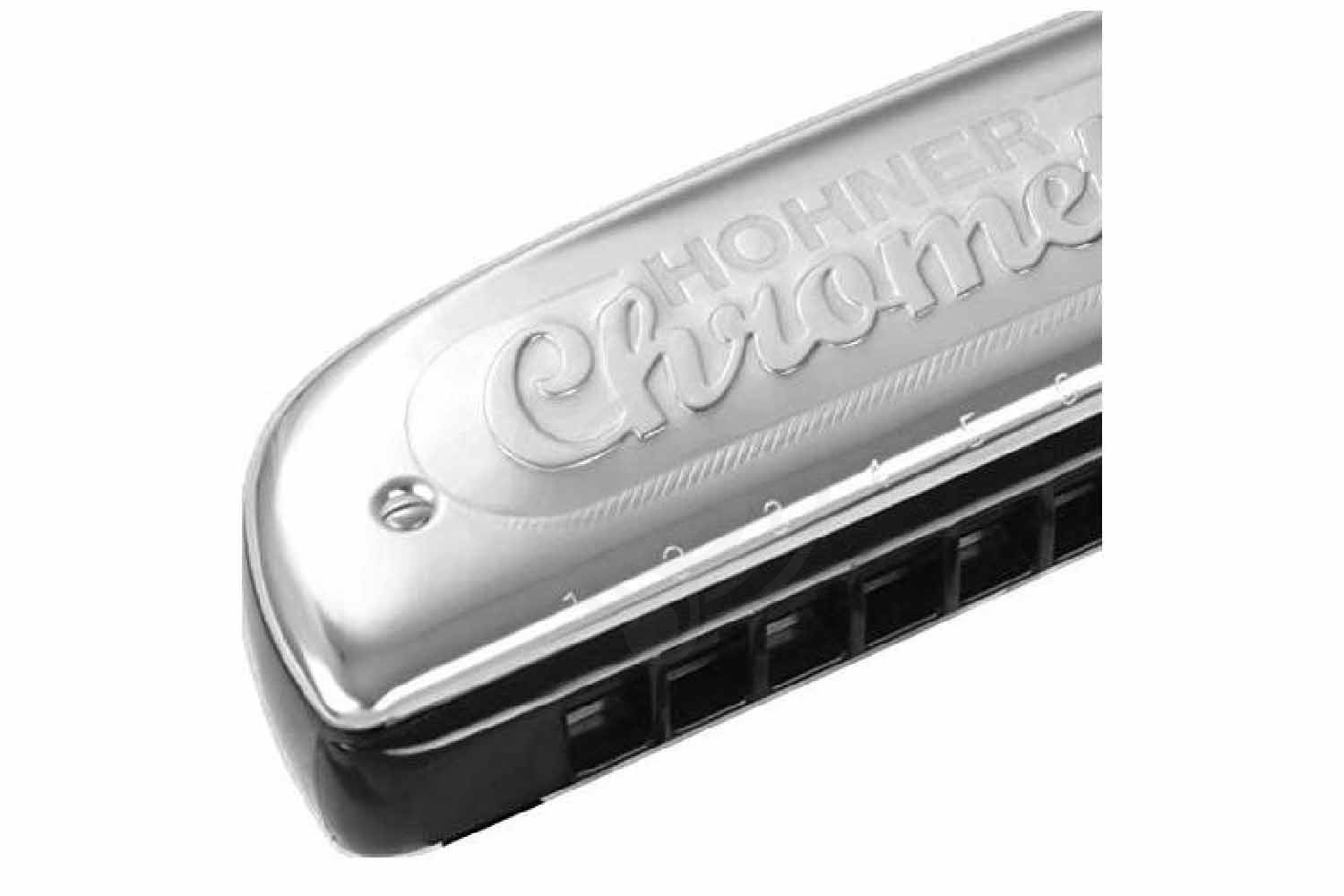 Хроматическая губная гармошка HOHNER Chrometta 12 255/48 C - Губная гармошка, Hohner Chrometta 12 255/48 C в магазине Доминанта мьюзик - фото 3