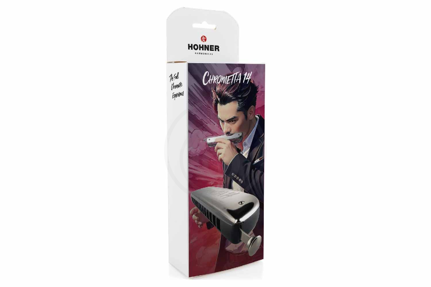 Хроматическая губная гармошка HOHNER Chrometta 14 C Color Edition - Губная гармошка, Hohner Chrometta 14 C Color Edition в магазине Доминанта мьюзик - фото 4