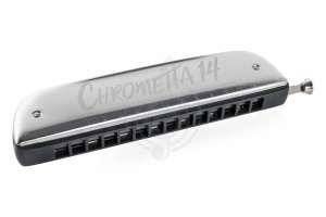 Изображение HOHNER Chrometta 14 C Color Edition - Губная гармошка