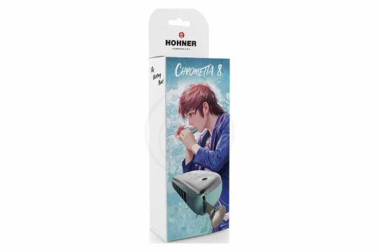 Хроматическая губная гармошка HOHNER Chrometta 8 С Color Edition - Губная гармошка, Hohner Chrometta 8 С Color Edition в магазине Доминанта мьюзик - фото 4
