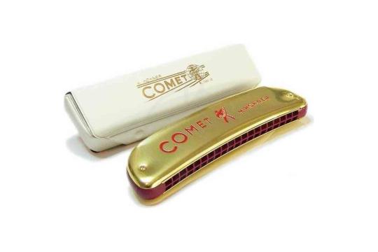 Октавная губная гармошка Октавные губные гармошки Hohner HOHNER Comet 2504/40 C - Октавная губная гармошка M2504017 - фото 2