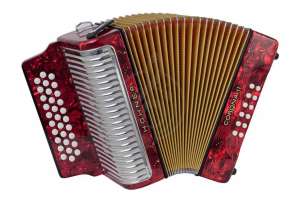 Изображение HOHNER Corona II Classic GCF red - Аккордеон диатонический Хонер