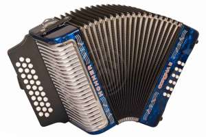 Изображение HOHNER Corona II FBbEb dark blue - Аккордеон диатонический Хонер