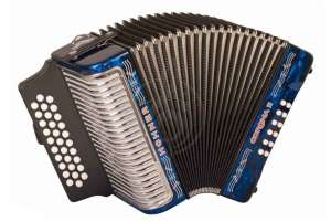 Изображение HOHNER Corona II GCF dark blue - Аккордеон диатонический Хонер