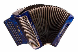 Изображение HOHNER Corona II XTREME EAD dark blue - акордеон диатонический