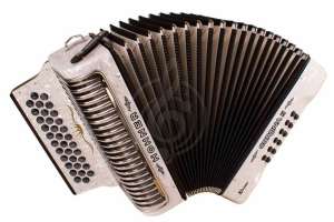 Изображение HOHNER Corona II XTREME FBbEb white - аккордеон диатонический