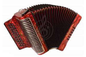 Изображение HOHNER Corona II XTREME GCF red - аккордеон диатонический