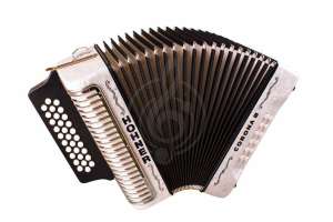 Изображение HOHNER Corona III ADG white - Аккордеон диатонический Хонер