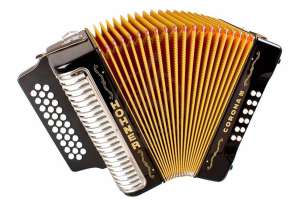 Изображение HOHNER Corona III BbEbAb black lacquered - Аккордеон диатонический