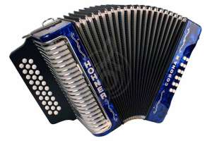 Изображение HOHNER Corona III BbEbAb dark blue - Аккордеон диатонический