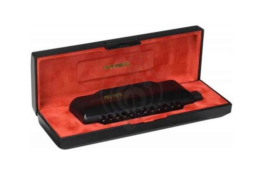 Хроматическая губная гармошка Хроматические губные гармошки Hohner HOHNER CX 12 Black 7545/48 D - Хроматическая губная гармошка M754540 - фото 7