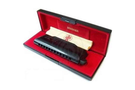 Хроматическая губная гармошка Хроматические губные гармошки Hohner HOHNER CX 12 Black 7545/48 D - Хроматическая губная гармошка M754540 - фото 8