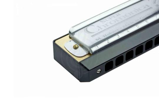 Хроматическая губная гармошка Хроматические губные гармошки Hohner HOHNER Discovery 48 - Хроматическая губная гармошка M754201X - фото 5