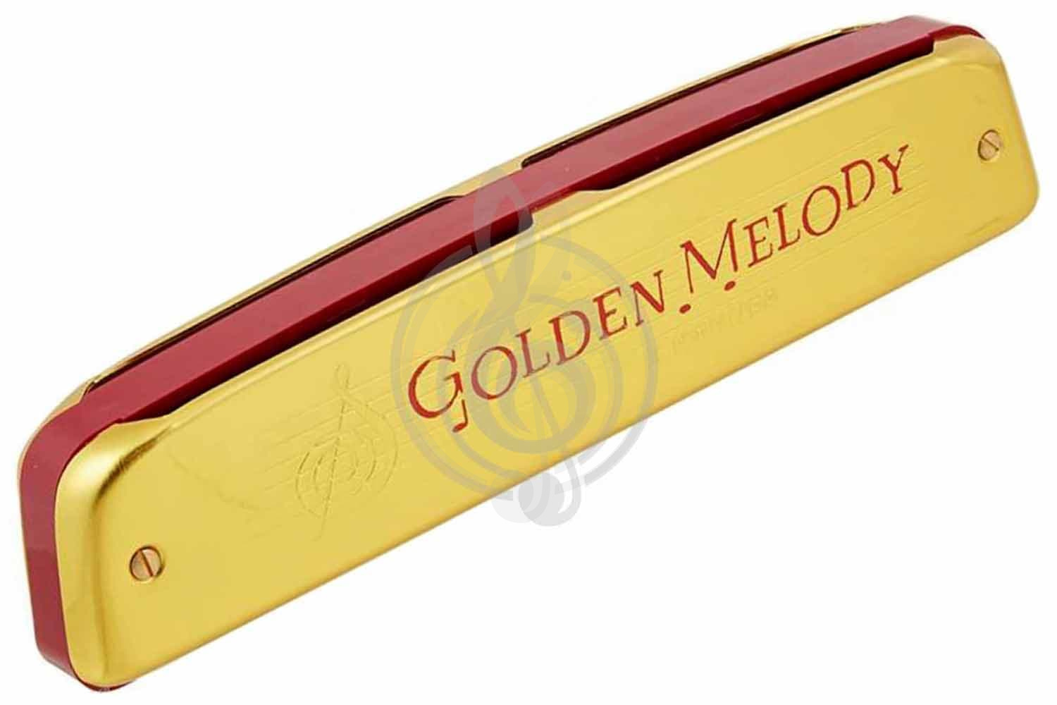 Тремоло губная гармошка Тремоло губные гармошки Hohner HOHNER Golden Melody 2416/40 C - Губная гармошка тремоло M2416017 - фото 1