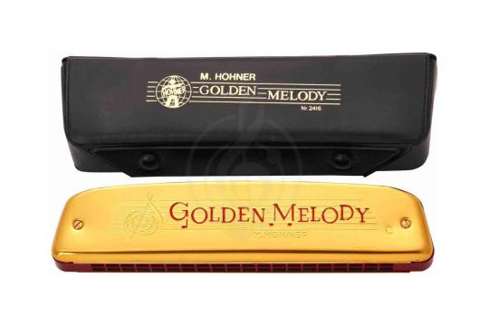 Тремоло губная гармошка Тремоло губные гармошки Hohner HOHNER Golden Melody 2416/40 C - Губная гармошка тремоло M2416017 - фото 3