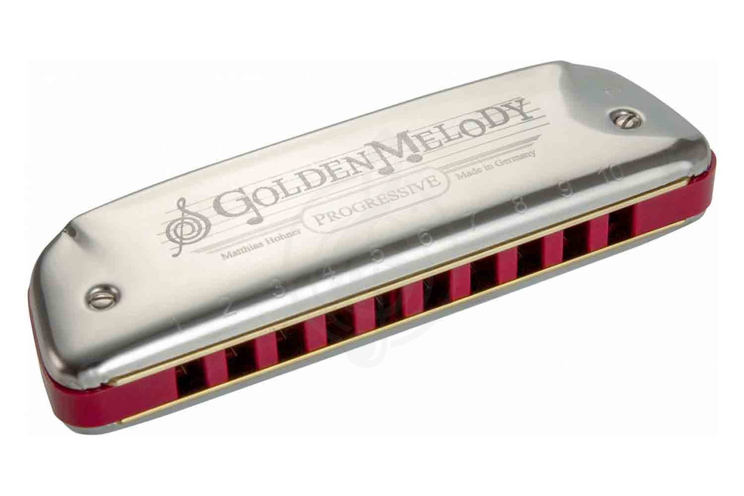 Диатоническая губная гармошка HOHNER Golden Melody 542/20 F - Губная гармоника диатоническая Хонер,  Golden Melody 542/20 F в магазине DominantaMusic - фото 2