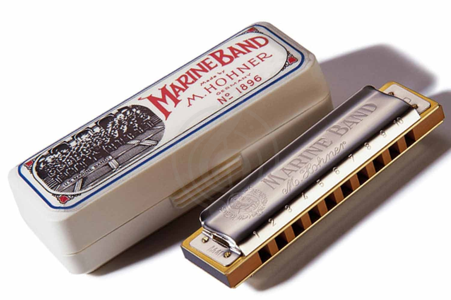 Диатоническая губная гармошка Диатонические губные гармошки Hohner HOHNER M1896126 Marine Band Classic B-major Губная гармошка M1896126X - фото 1