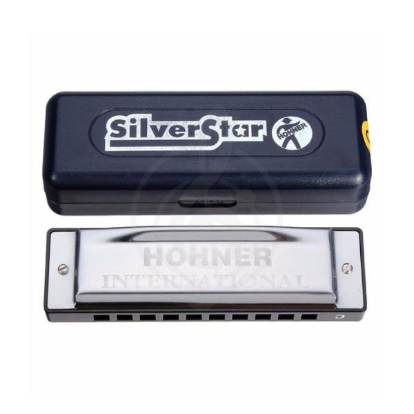 Диатоническая губная гармошка Диатонические губные гармошки Hohner Hohner M50401x Silver Star C-major Губная гармошка (+ курс уроков) M50401X - фото 2