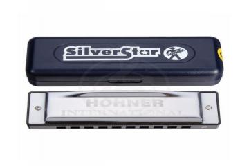 Диатоническая губная гармошка Диатонические губные гармошки Hohner Hohner M50401x Silver Star C-major Губная гармошка (+ курс уроков) M50401X - фото 2