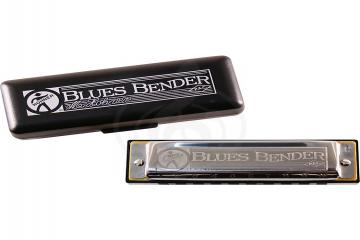 Диатоническая губная гармошка Диатонические губные гармошки Hohner HOHNER M58503x Blues Bender D-major Губная гармошка (+ курс уроков) M58503X - фото 3