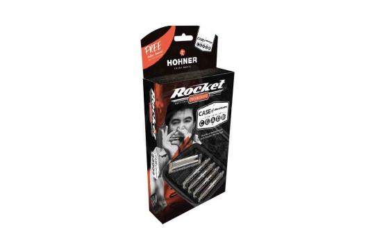 Диатоническая губная гармошка HOHNER Rocket M20135xp - набор из 5ти диатонических губных гармоник,  Rocket M20135xp в магазине DominantaMusic - фото 4