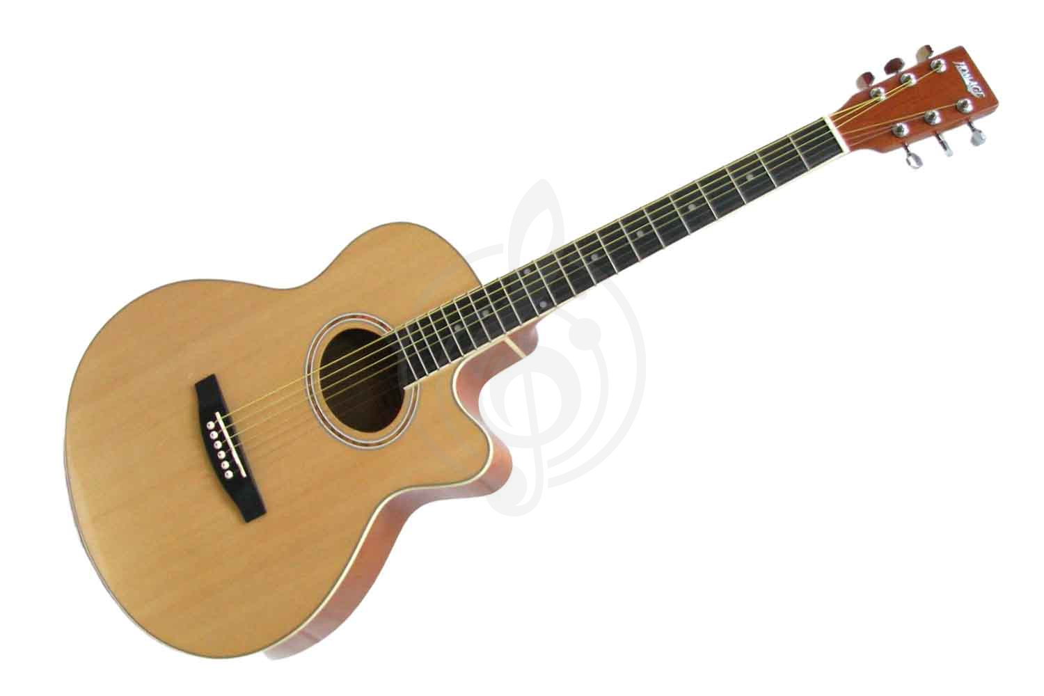 Акустическая гитара Акустические гитары Homage HOMAGE LF-401C-N Фольковая 6-струнная гитара 40&quot; с вырезом LF-401C-N - фото 1