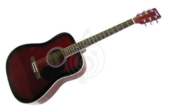 Изображение HOMAGE LF-4111-RED-SB Акустическая 6-струнная гитара 41